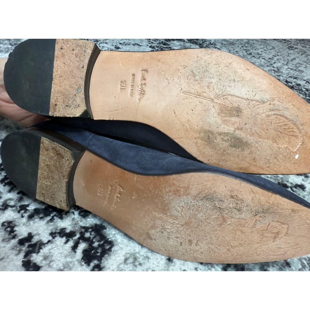 Paul Smith Blue Suede Chelsea Boots - Picture 7 of 8